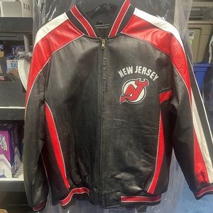 New Jersey Devils leather jacket